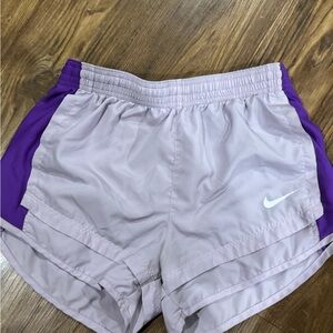 Nike Women's Lavender and Violet Athletic Shorts